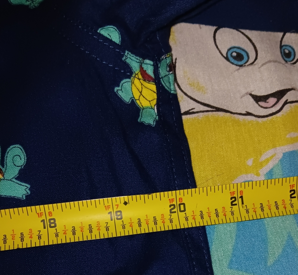 New 2017 Pokemon Squirtle All Over Print Button Up Shirt - Picture 5 of 5
